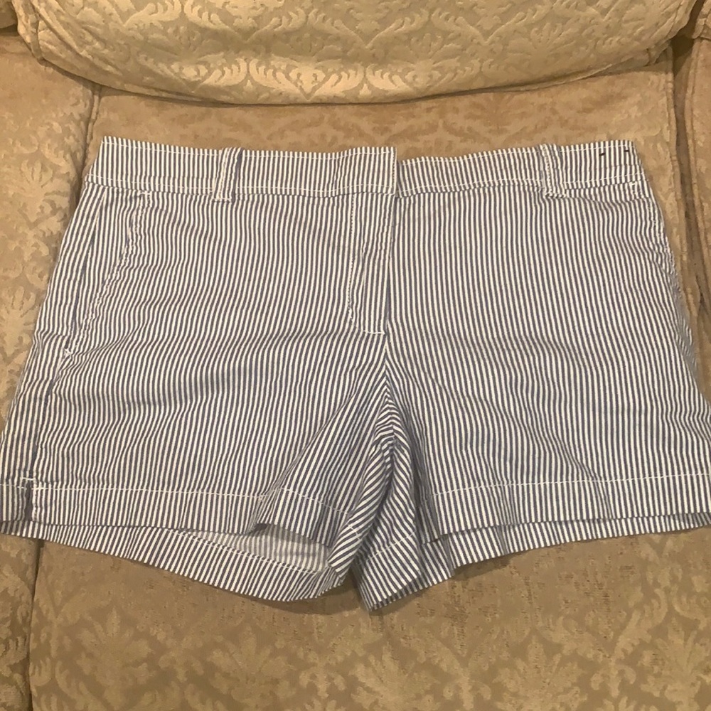 New York & Co. Blue & White Stripe Size 14